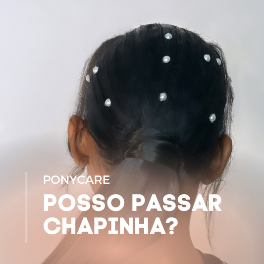 Posso passar chapinha no meu ponytail ?